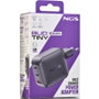 NGS Cargador de Pared GaN BUD100WTINY 100W con 2xUSB-C y 1xUSB-A Negro